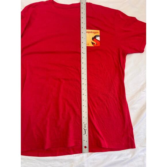 Men's Snapdragon 8 Gen 2 Software Tech T-shirt Size L Red - Picture 4 of 8